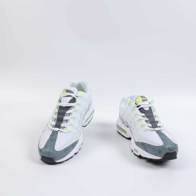 [plus-size shoes]@ir Max 95  White Grey Volt Breathable Mesh Running Shoes 29064534