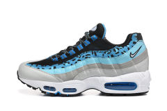 [plus-size shoes]@ir Max 95 Blue Leopard Print Sneakers Running Shoes 29038282