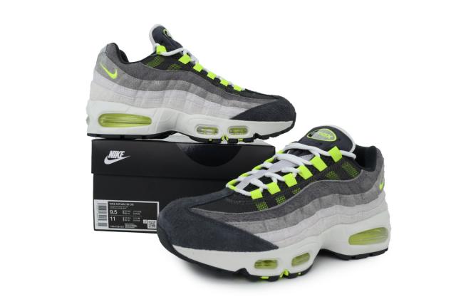 [plus-size shoes] 1:1 quality version @ir Max 95 Og Reverse Neon Grey Black Running Shoes 28969455