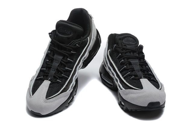 [plus-size shoes]@ir Max 95 Black Grey Gradient  Air Cushion Running Shoes 29045571
