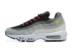 [plus-size shoes]@ir Max 95 Grey Black Neon Gradient  Air Cushion Casual Sneakers 29066616