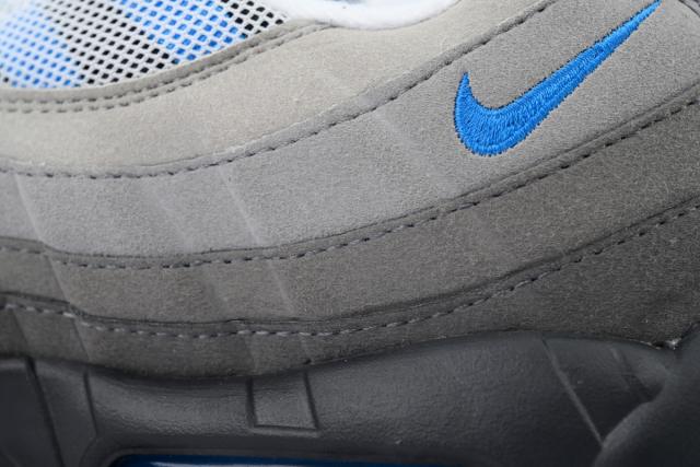 [plus-size shoes] @ir Max 95 Grey Blue Retro Running Shoes 28971784