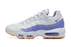 [plus-size shoes]@ir Max 95 White Purple Gum Sole Air Cushion Casual Sneakers 29066521