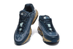 [plus-size shoes]@ir Max 95 Navy Blue Tan  Air Cushion Running Shoes 29043538