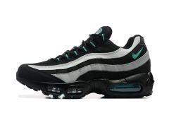 [plus-size shoes]@ir Max 95 Black White Teal Mesh  Air Cushion Running Shoes 29045309