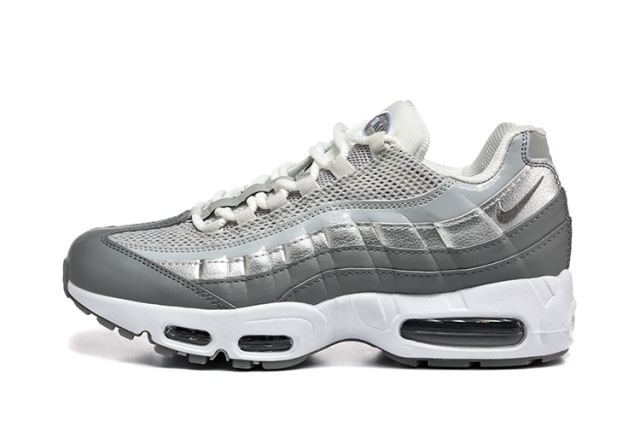[plus-size shoes]@ir Max 95  Silver Grey Retro Sneakers Running Shoes 29038279