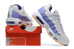 [plus-size shoes]@ir Max 95 White Purple Gum Sole Air Cushion Casual Sneakers 29066521