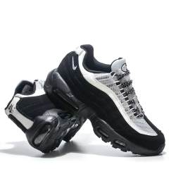 [plus-size shoes]@ir Max 95 Black White Breathable Air Cushion Running Shoes 29045669