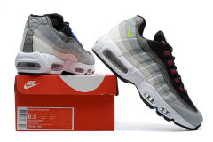 [plus-size shoes]@ir Max 95 Grey Black Neon Gradient  Air Cushion Casual Sneakers 29066616