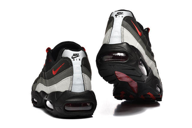 [plus-size shoes]@ir Max 95 Black Grey Red Breathable Mesh  Air Cushion Running Shoes 29044772
