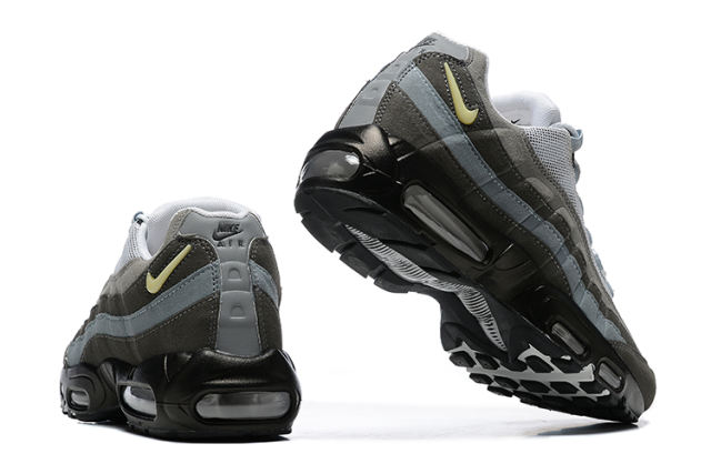 [plus-size shoes]@ir Max 95 Grey Black Multi-Tone Gradient Air Cushion Casual Sneakers 29066638
