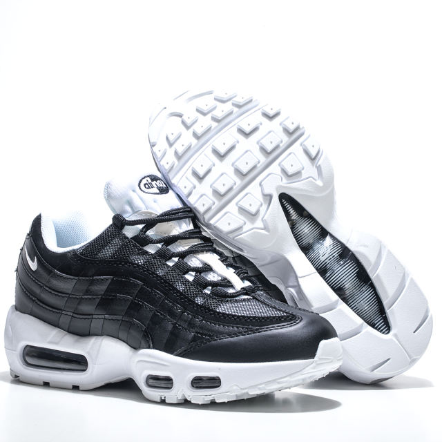 [plus-size shoes]@ir Max 95 Black White Breathable Air Cushion Running Shoes 29045544
