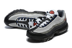 [plus-size shoes]@ir Max 95 Black Grey Gradient Wave Strip Running Shoes 29066602