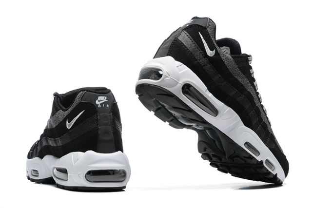 [plus-size shoes]@ir Max 95 Black White Gradient Safari Print Running Shoes 29066651