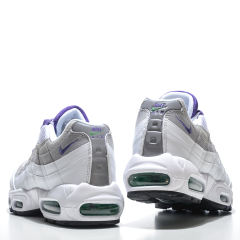 [plus-size shoes]@ir Max 95 White Purple Gradient  Air Cushion Running Shoes 29045643