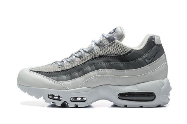 [plus-size shoes]@ir Max 95 Grey Gradient  Air Cushion Running Shoes 29045249