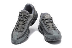 [plus-size shoes]@ir Max 95 Dark Grey Mesh  Air Cushion Running Shoes 29045255