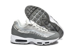 [plus-size shoes]@ir Max 95  Silver Grey Retro Sneakers Running Shoes 29038279
