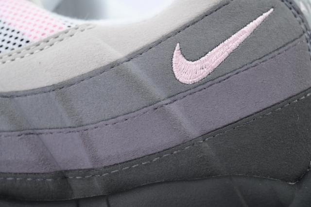 [plus-size shoes]  @ir Max 95 Grey Pink Retro Running Shoes 28971651