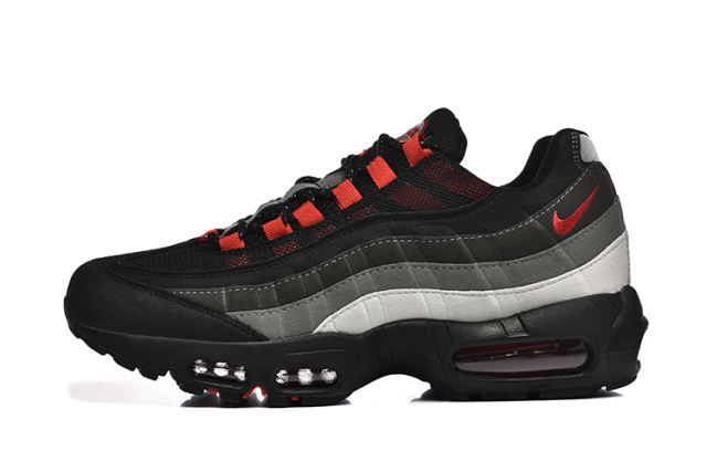 [plus-size shoes]@ir Max 95 Black Grey Red Breathable Mesh  Air Cushion Running Shoes 29044772