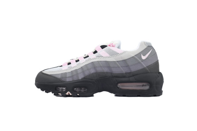 [plus-size shoes]  @ir Max 95 Grey Pink Retro Running Shoes 28971651