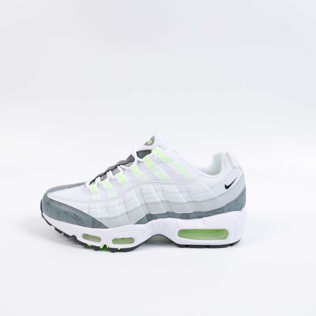 [plus-size shoes]@ir Max 95  White Grey Volt Breathable Mesh Running Shoes 29064534