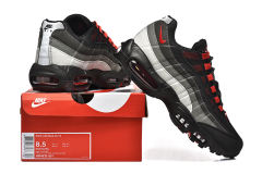 [plus-size shoes]@ir Max 95 Black Grey Red Breathable Mesh  Air Cushion Running Shoes 29044772