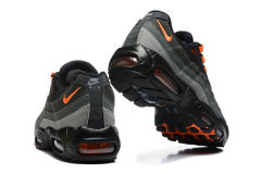 [plus-size shoes]@ir Max 95 Black Grey Orange Mesh  Air Cushion Running Shoes 29045251