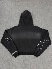 1:1 Quality Vale Forever Vale Forever Valley Dream Splash Ink Vintage Zip Up Hoodie