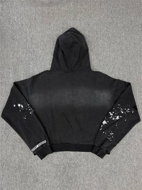 1:1 Quality Vale Forever Vale Forever Valley Dream Splash Ink Vintage Zip Up Hoodie