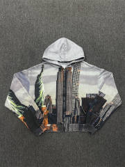 1:1 Quality Vale Forever White City Skyline Hoodie
