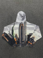 1:1 Quality Vale Forever White City Skyline Hoodie