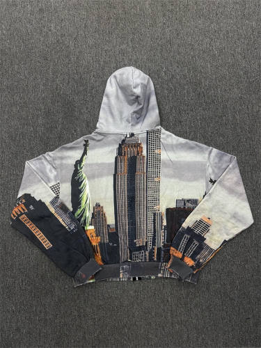 1:1 Quality Vale Forever White City Skyline Hoodie