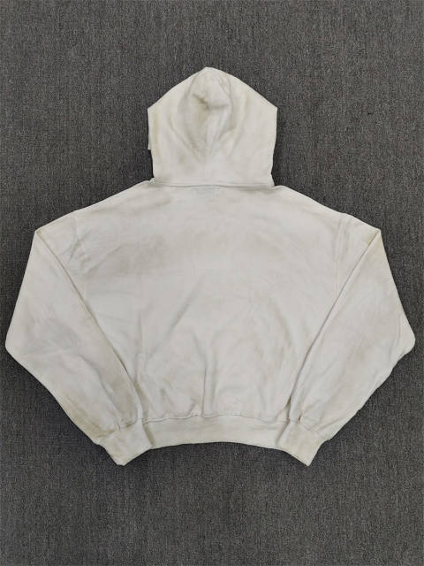 1:1 Quality Vale Forever White Graffiti Graphic Hoodie
