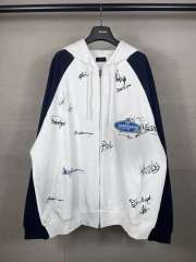 BLCG Signature Raglan Zip Up Hoodie Pullover Hoodie
