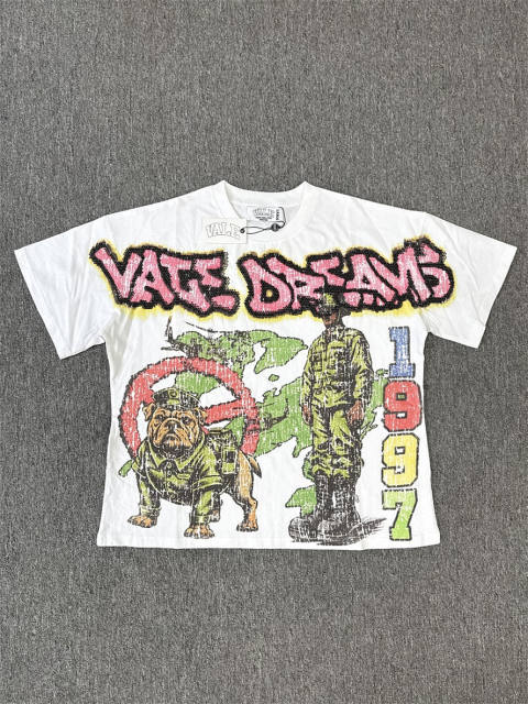 High Quality Vale Forever Vale Dreams 1997 Bulldog Soldier Vintage T-Shirt