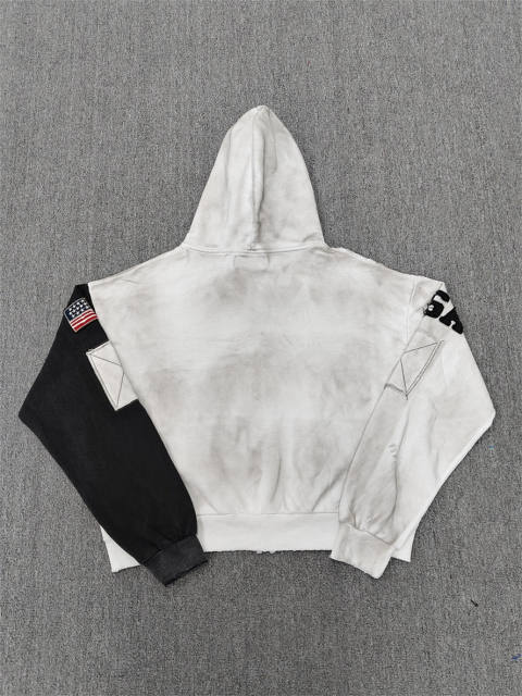 1:1 Quality Vale Forever White Graffiti Graphic Hoodie