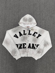 1:1 Quality Vale Forever White  Zip Hoodie