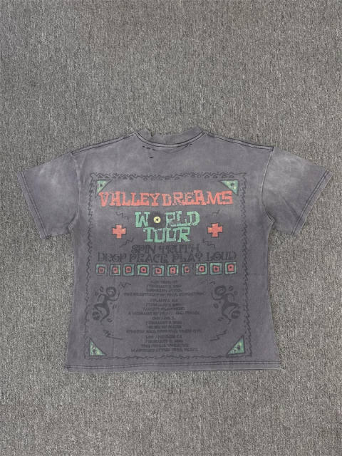 High Quality Vale Forever Charcoal World Tour Graphic T-Shirt