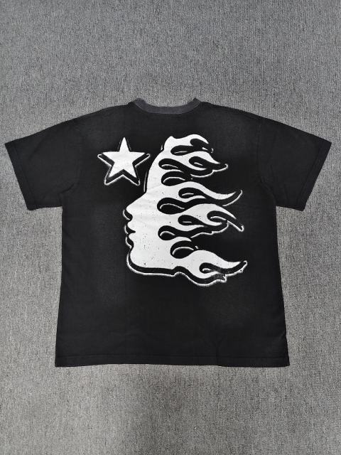 1:1 Hellstar NFC SCAN Hellstar Eye Portrait 1996 Vintage Washed T-Shirt