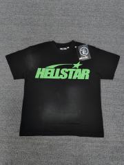 1:1 Hellstar NFC SCAN Hellstar Black Green Logo T-Shirt