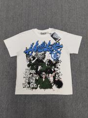 1:1 Hellstar NFC SCAN Hellstar Angel Graphic Vintage Off White T-Shirt