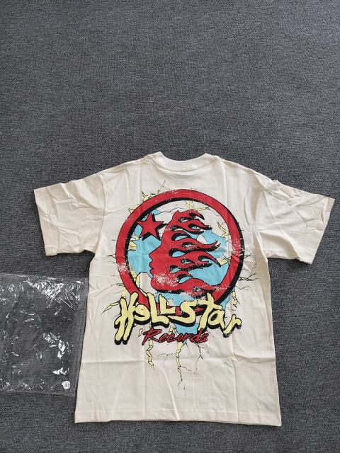 1:1 Hellstar NFC SCAN Hellstar Records Earth Headphones "Is This What Heaven Sounds Like?" Vintage Cream T-Shirt