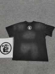 1:1 Hellstar NFC SCAN Hellstar Brainwashed Eye Graphic Vintage Black T-Shirt