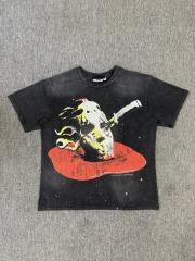 1:1 Hellstar NFC SCAN Hellstar Killer Mask Vintage Washed Graphic T Shirt
