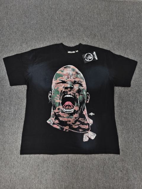 1:1 Hellstar NFC SCAN Hellstar Stone Cold Steve Austin T-Shirt