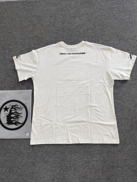 1:1 Hellstar NFC SCAN Hellstar Sports Flame Face Star Vintage Off White T-Shirt