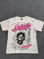 1:1 Hellstar NFC SCAN Hellstar "Is This What Heaven Sounds Like" Portrait Print T-Shirt