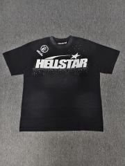 1:1 Hellstar NFC SCAN Hellstar Star Sparkle Vintage Washed T-Shirt