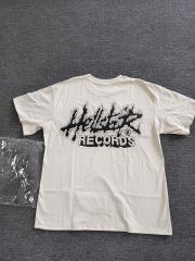 1:1 Hellstar NFC SCAN Hellstar "Is This What Heaven Sounds Like" Portrait Print T-Shirt